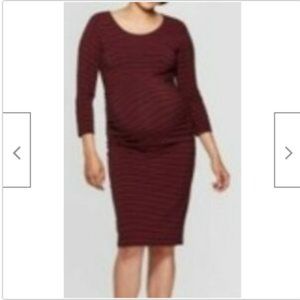 *SALE* Isabel Maternity 3/4 Sleeve Midi Dress XL